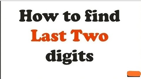 Last 2 digit number amazing Logic by Nagaraju sir(part2)