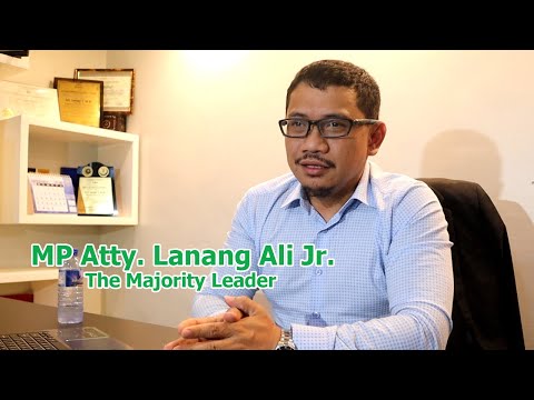 A exclusive interview together with MP Atty. Lanang Ali