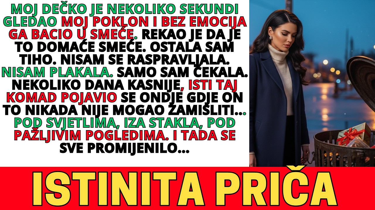 MOJ DEČKO JE BACIO MOJ POKLON U SMEĆE... NEKOLIKO DANA KASNIJE POJAVIO SE U GALERIJI.
