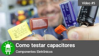 Como testar capacitor com multímetro digital ?