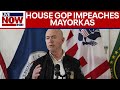 Alejandro Mayorkas impeached by House GOP over border crisis, final vote 214-213 | LiveNOW from FOX