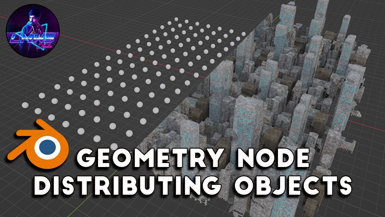 Distributing points in Blender geometry node | LMWS - YouTube