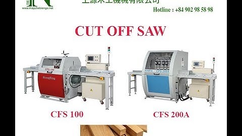 CUT OFF SAW CFS 100 & CFS 200A - MÁY CHẾ BIẾN GỖ THƯỢNG NGUYÊN TẠI BÌNH DƯƠNG