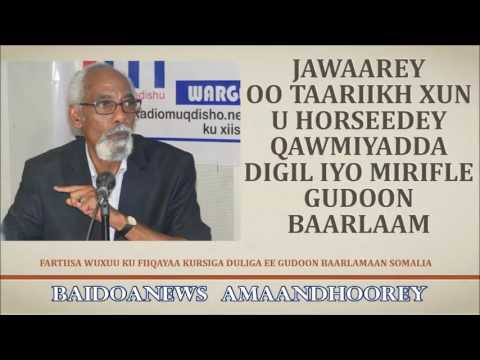 Huburow HASSAN HUBUROW HEESTII JAWAAREY OO TAARIIKH XUN U HORSEEDEY DIGIL IYO ...