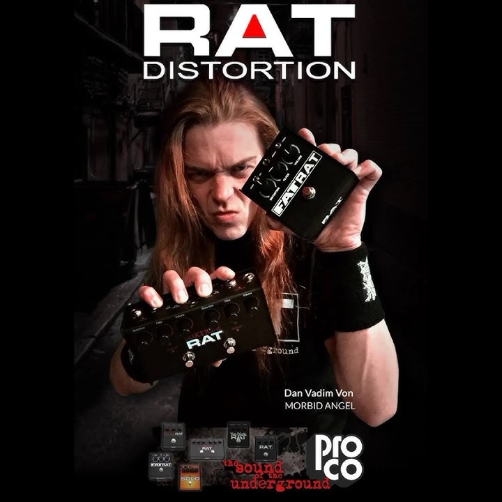 Morbid Angel Trey Azagthoth/Dan Vadim Von Guitar Tone: Marshall JCM900, ProCo RAT Distortion #shorts