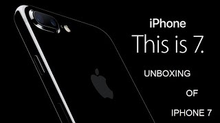 Hindi | Unboxing Of Apple IPhone 7 Black 128GB | Indian Retail Unit | Manik Singhal #MS TECHNO