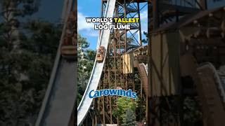 The Worlds Tallest Log Flume Is Coming to Carowinds 😳🌊
