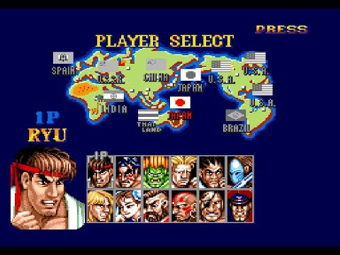 Видео: Street Fighter II - Special Champion Edition (RUY) / Уличный боец 2 (Рю)