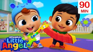 Music Time with Manny | Fun Sing Along Songs by @LittleAngel Playtime