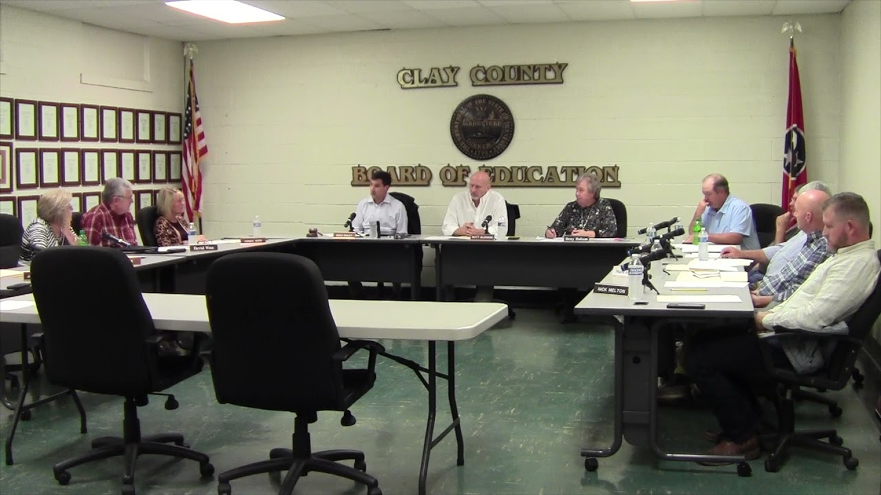 Clay County Schools November 2021 Board Meeting