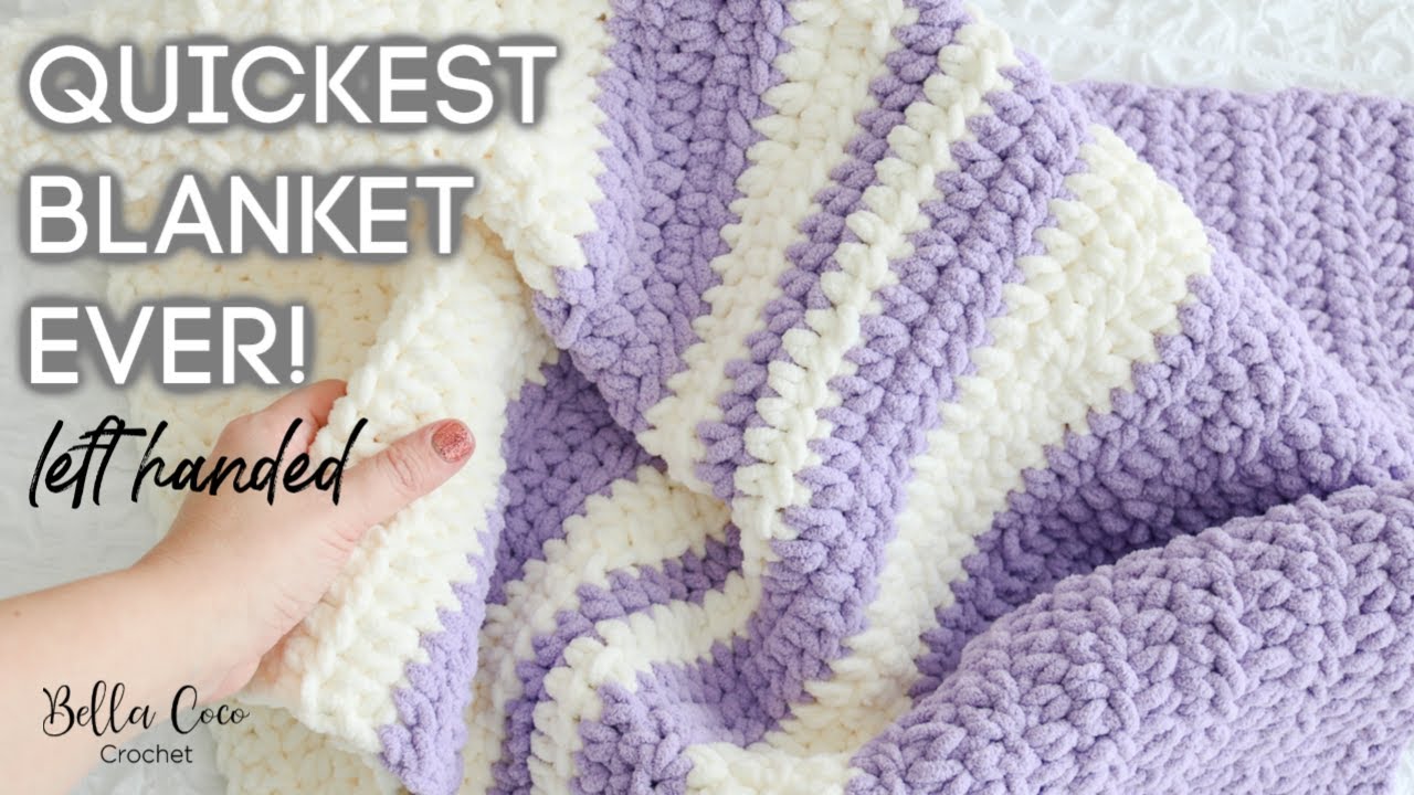 Learn how to Crochet a Baby Blanket in as little a 3 Hours