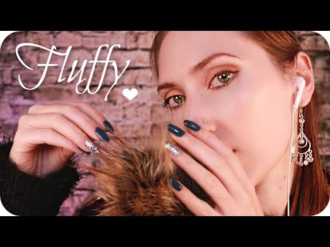 ASMR 3Dio Double Fluffy Ear Massage - Brushing & Touching Mic With &  Without Latex Gloves 