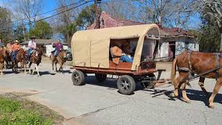 Wagon Train comes through Camp Hill