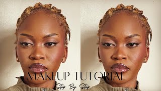 BEGINNER FRIENDLY Brown Eyeliner Glam Full Tutorial Follow Along | FaceByEsssy