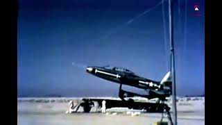 Zero Length | Launch of a Republic F-84G Thunderjet from a  Trailer in 1955