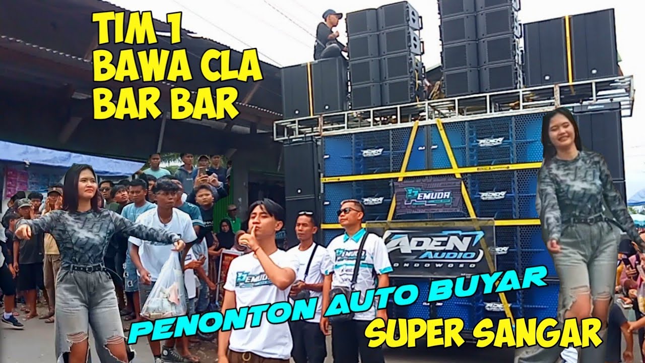 BASS MENGAMUK! ADEN AUDIO TIM 1 8 BOX CLA | Karnaval Pengarang Jambesari