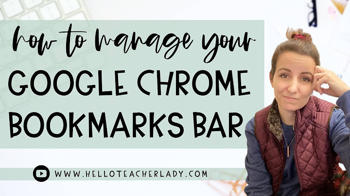 How to FINALLY organize your Google Chrome bookmarks bar 🔖