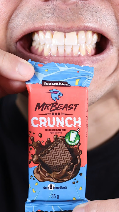 ASMR | @MrBeast Milk Chocolate Crunch Bar #DoctorTristanPeh #ASMR #Feastables