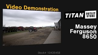 2011 Massey Ferguson 8650 Warranty IVT PTO Sold on ELS