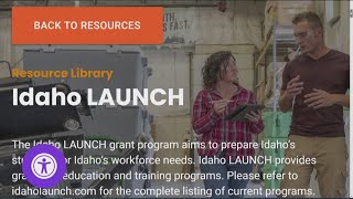 Idaho Launch Grants open
