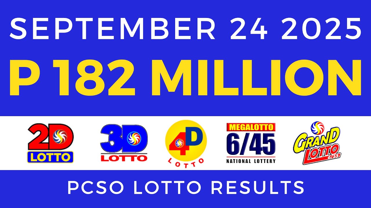 Lotto Result Today 9pm PCSO September 24 2025