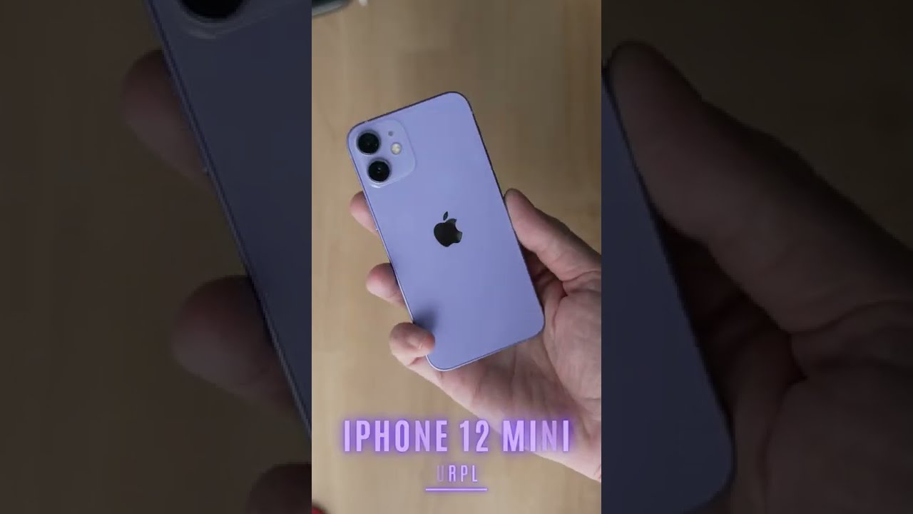 Iphone 12 Mini Purple Unboxing Shorts Youtube