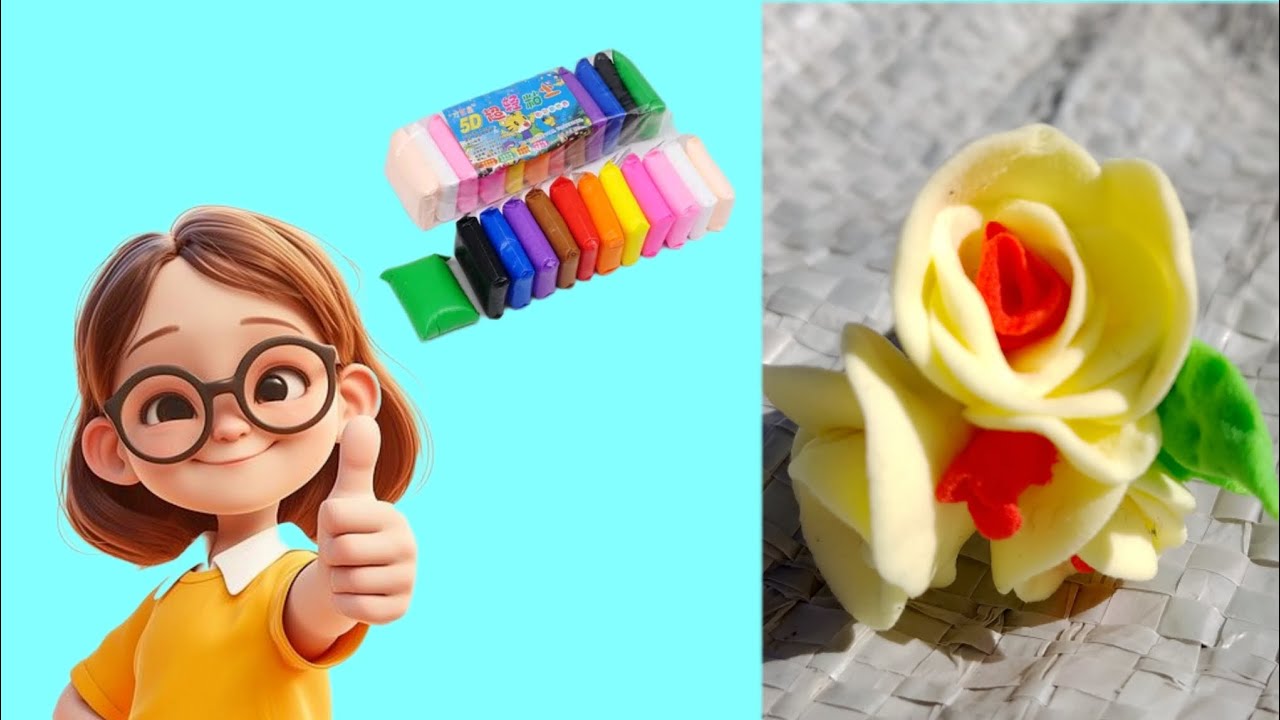 SHAR BANO ARTIST UNIQUE clay flower   