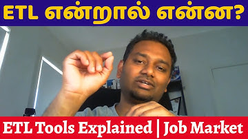 ETL Career | What is ETL | ETL Tools Explained | Job Options | Job Market | What to Study | Salary