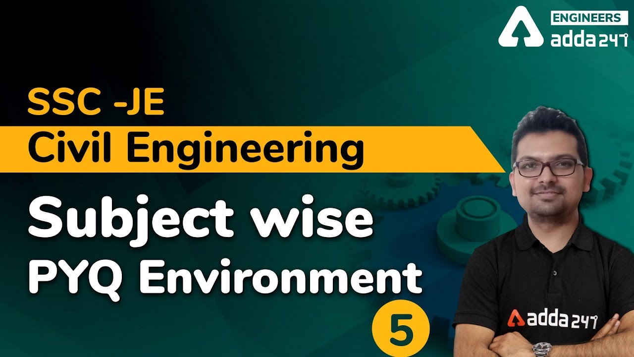 Subject Wise Previous Year Questions Environment Set 5 Civil