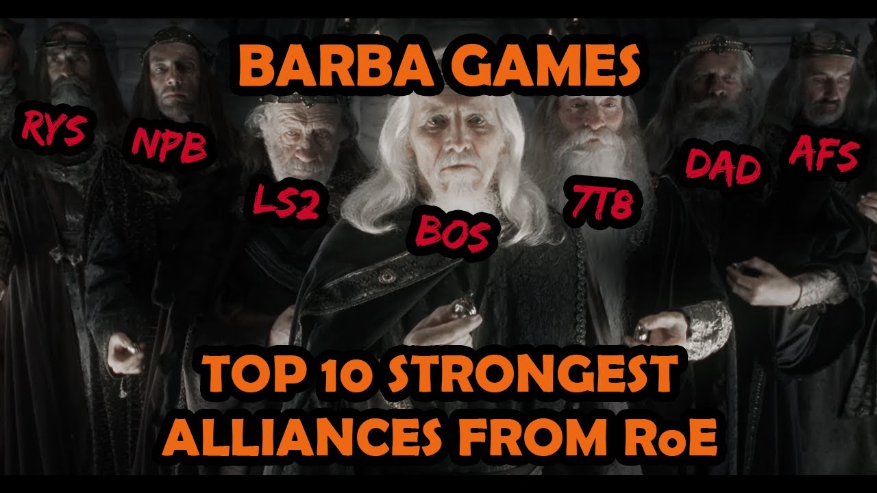 TOP 10 STRONGEST ALLIANCES | Rise of Empires: Ice and Fire