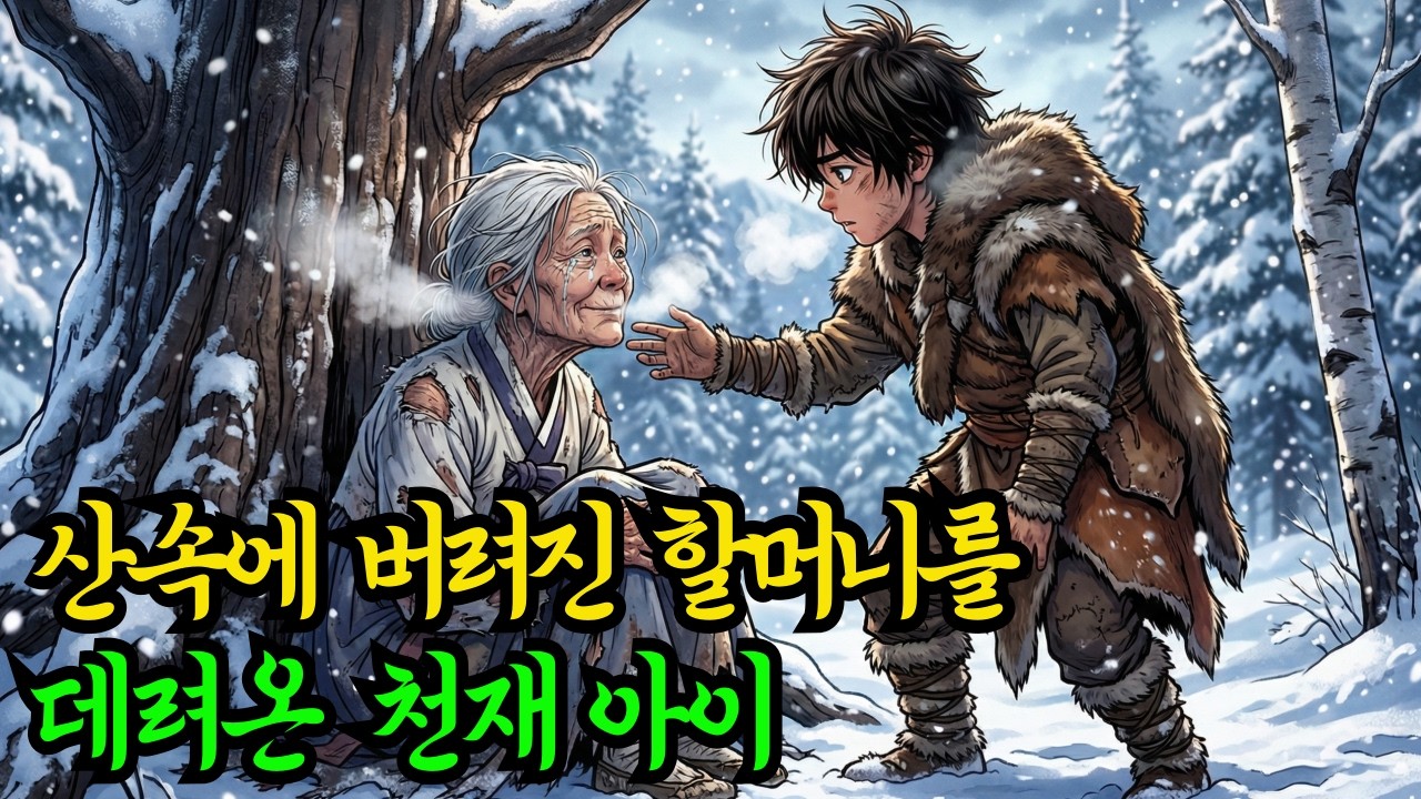 산속에 버려진 할머니를 데려온 짐승이 키운 천재아이 |야담|만담|전설|수면오디오북|옛날이야기|사연