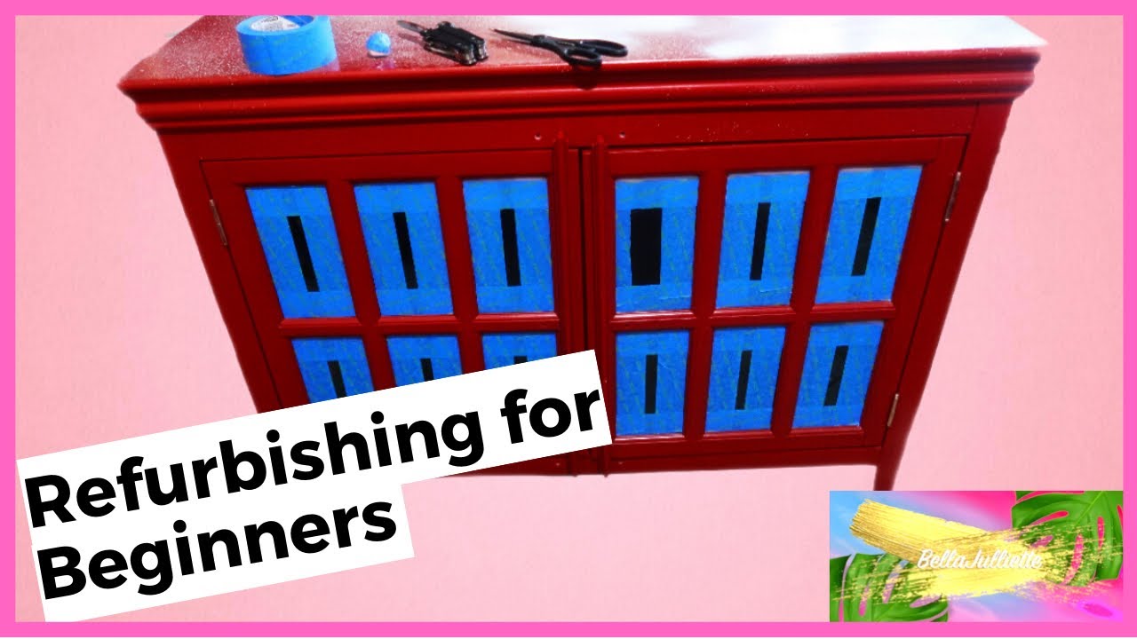 Refurbish Old Furniture (Buffet Cabinet) with Me | DIY | Vlog 58 - YouTube