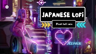 Japanese Pixel lofi pixel lofi mix Summer cyber night in Japan