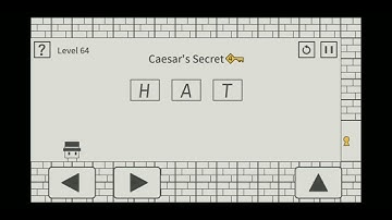 Brainy Hat Level Puzzle Level 64 Caesar’s Secret Key