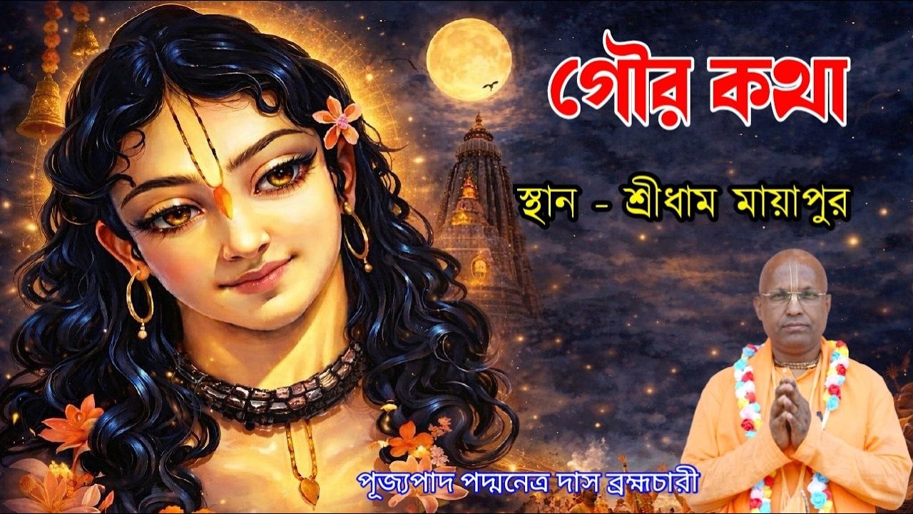 গৌর কথা  ~ স্থান - শ্রীধাম মায়াপুর ~ পূজ্যপাদ পদ্মনেত্র দাস ব্রহ্মচারী