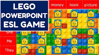 LEGO Powerpoint Grid Game For English Classes (Link in Description)| ESL Classroom Game | PPT Game screenshot 4