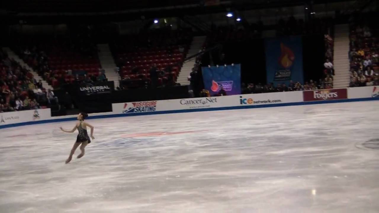 Yuna Kim Skate America 09 SP Performance James Bond Fan Cam World Record