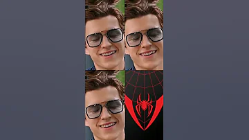 [Tom holland] [Tobey maguire] [Andrew garfield] [miles Morales]