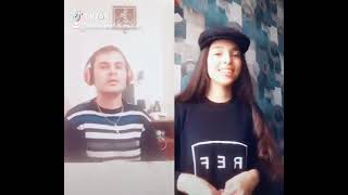 Tiktoker Vuska & Sumush777 & Seni Gorende Dil Tulur Duet Tiktok