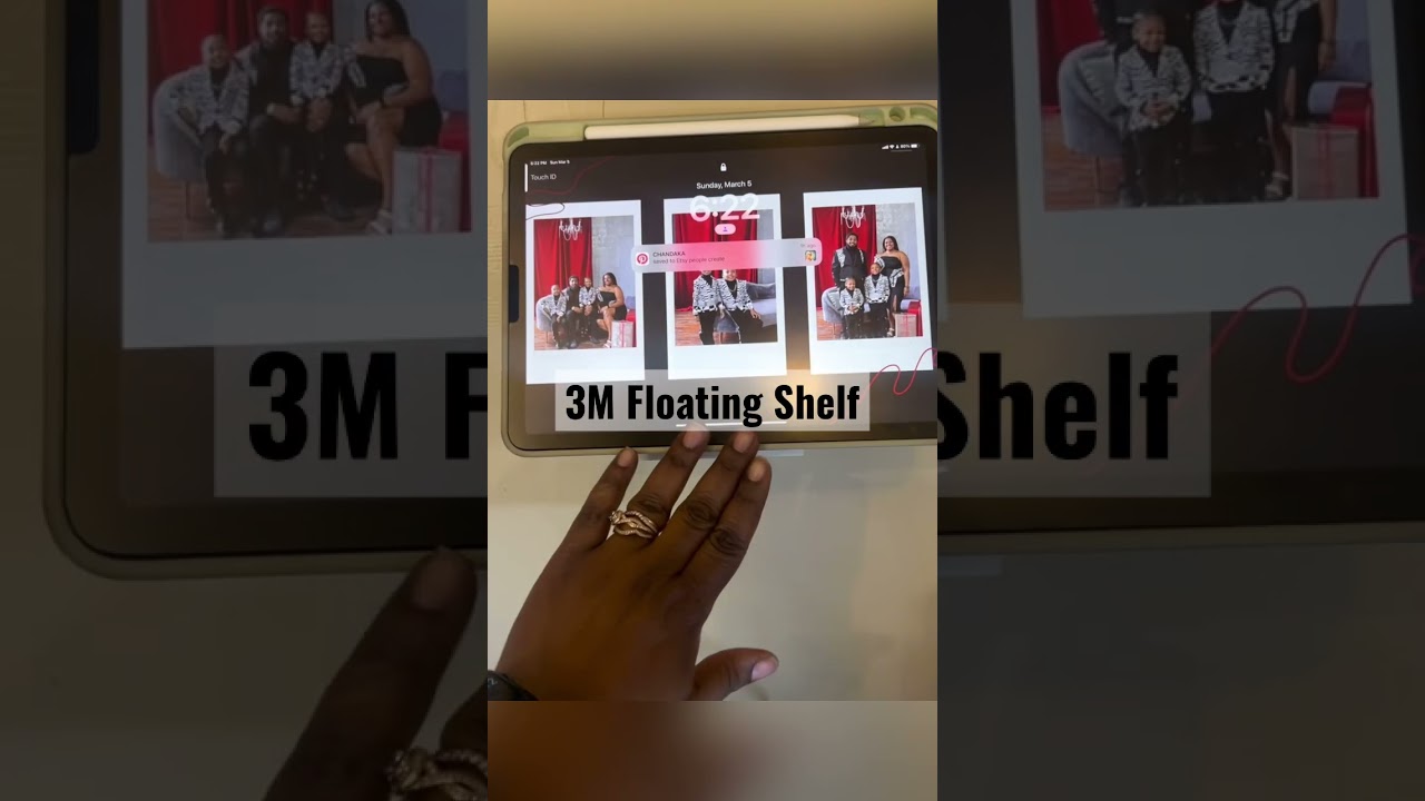 3M floating shelf| Sewing Studio DIY