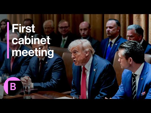 President Trump Holds First Cabinet Meeting of New Administration: Full Event