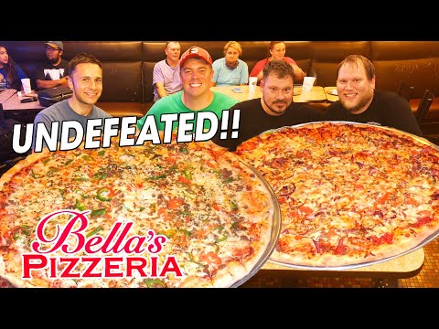 Bella's Undefeated 28-inch Party Pizza Challenge!!