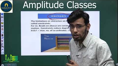 Constraints in Classical Mechanics ( full lecture link in Description)