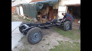 Land Rover Series 2A Restoration Part 4  Chassis Assembly