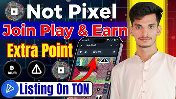 How to Play Not Pixel | Telegram New Bot Not Pixel | Not Pixel Sa Earning Full Details