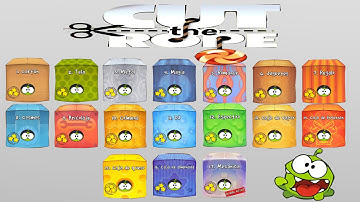 Cut the Rope 1 2 3 Season All box-Levels  (1-17)  3 Estrellas Stars (All Levels)  - JhoSeSaRo