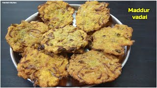 Maddur vada | Bangalore Street Food recipe | பெங்களூர் வடை தமிழில் | Evening Snack recipe
