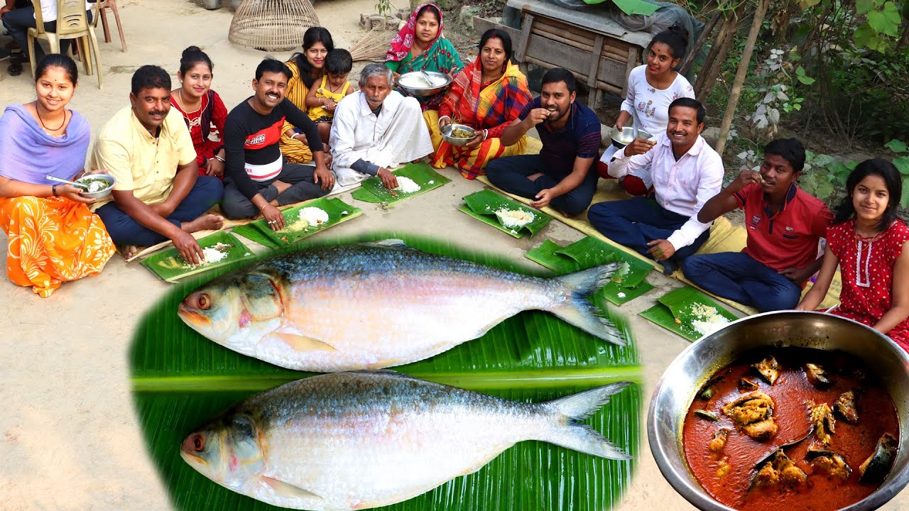 How we Enjoy in Nadia full day video and ate Padma Hilsha and traditional recipes of Haripur village