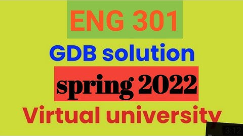 eng 301 gdb solution 2022|eng 301 gdb solution spring 2022|eng 301 gdb|eng301 gdb solution 2022