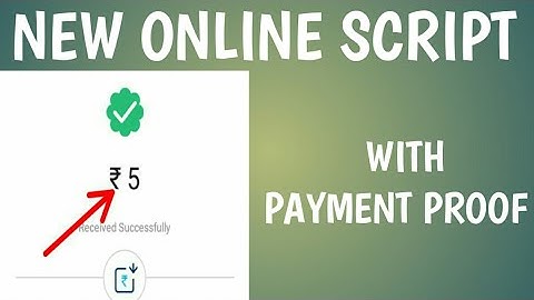 Online script with payment proof | By Konan Saifi